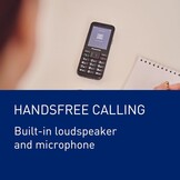 Panasonic KX-TU260EXB 4G Seniorentelefoon met Grote Knoppen en SOS-functie - Zwart, 2,4 inch