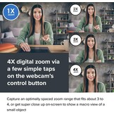 CREATIVE Live! Cam Sync V3 2K QHD USB-webcam met 4-voudige digitale zoom en microfoons, 1080p HD, tot 95° gezichtsveld, lensafdekking, voor PC Mac