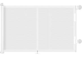Uittrekbaar Honden- & Babyhek - Zonder Boren - Wit - 29% Korting