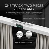 Quoya QL600 Slimme Elektrische Gordijnrail Wit - Verstelbaar tot 7 meter