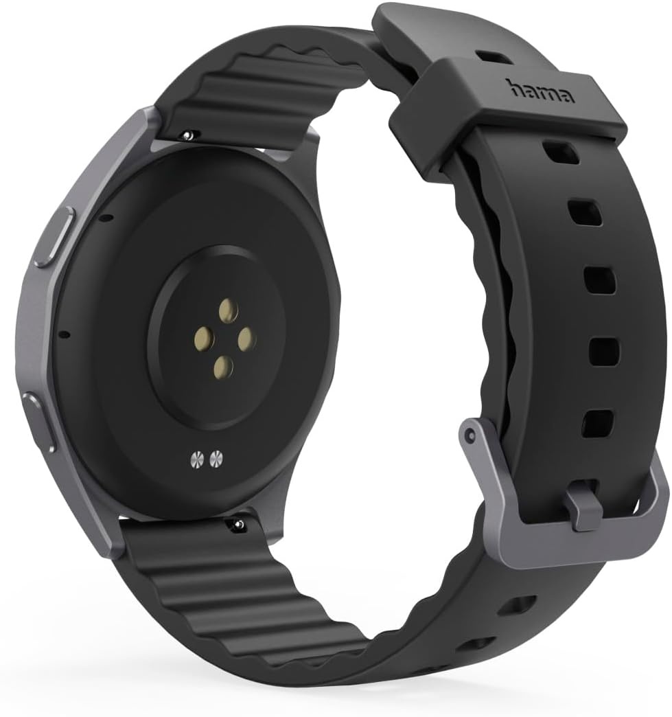 Hama Smartwatch 7010 - 1.43 inch AMOLED - Zwart - GPS - Waterdicht