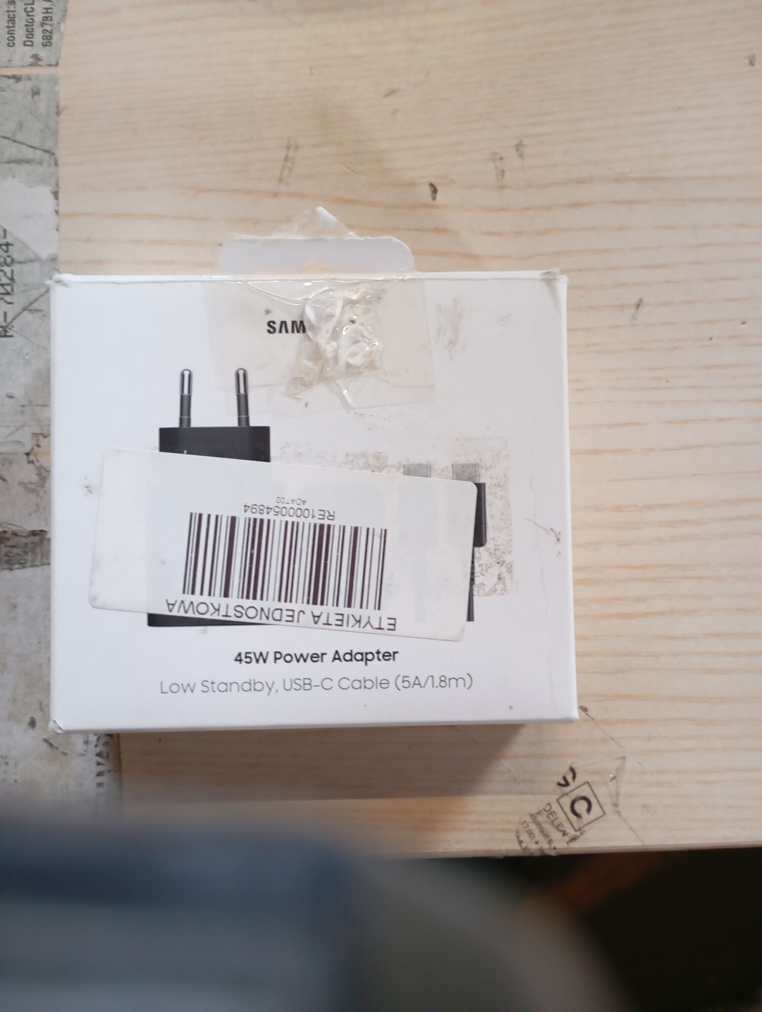 Originele Samsung 45W USB-C Snellader EP-TA845 inclusief Super Fast Charge kabel