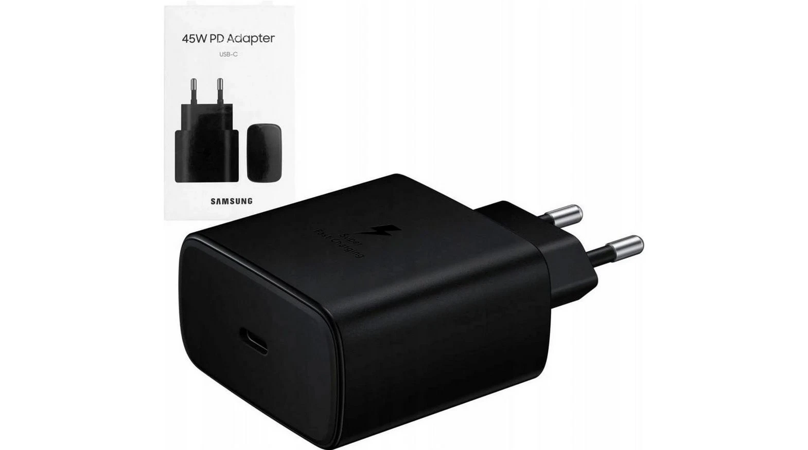 Originele Samsung 45W USB-C Snellader EP-TA845 inclusief Super Fast Charge kabel