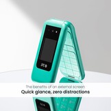 SPC Wild - Basic 4G-mobiel voor digitale ontkoppeling en eerste veilige verbinding voor tieners | Camera, dubbel scherm, SOS-knop en 7-daagse batterij | turkoois
