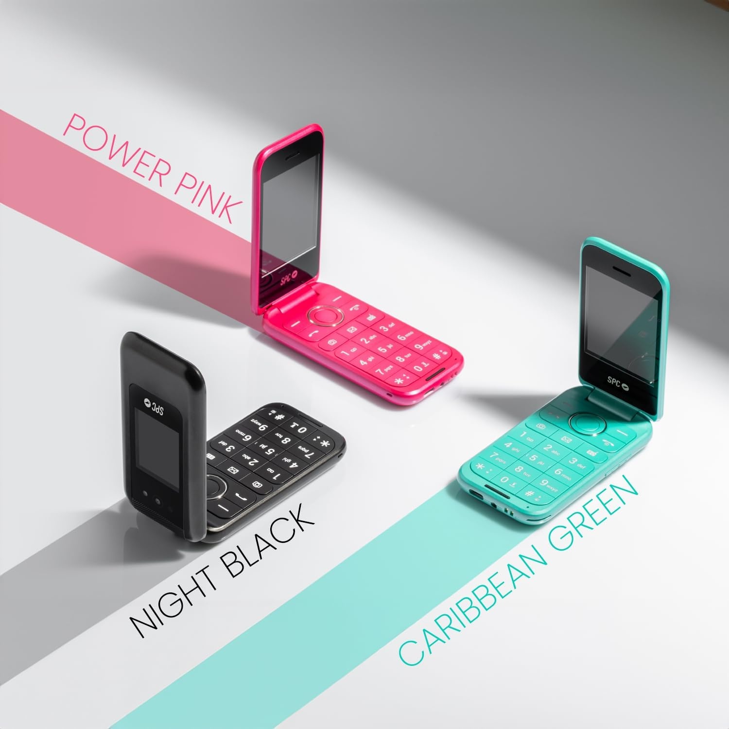 SPC Wild - Basic 4G-mobiel voor digitale ontkoppeling en eerste veilige verbinding voor tieners | Camera, dubbel scherm, SOS-knop en 7-daagse batterij | turkoois