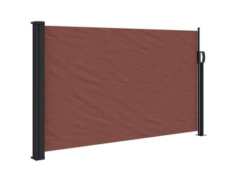 vidaXL Windscherm uittrekbaar 120x600 cm bruin