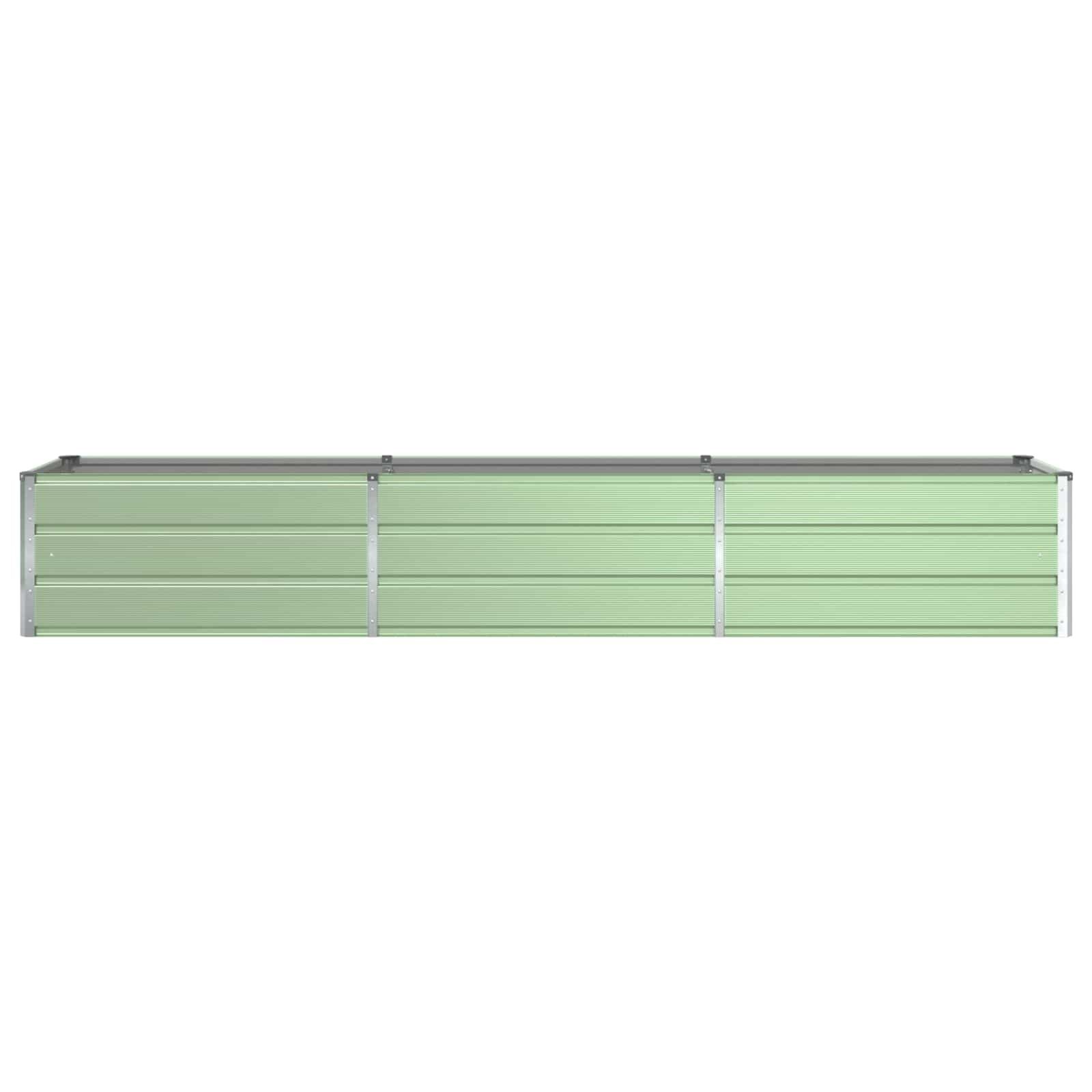 vidaXL Plantenbak Pastelgroen 480 x 50 x 45 cm Gegalvaniseerd staal