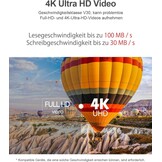Netac Micro SD-kaart A1, U1, C10, V10, FHD, 600X, UHS-I snelheid tot 90/10 MB/sec(R/W) Micro SD-kaart voor telefoon, camcorder, switch, GoPro Tablet 32 GB 2 stuks - Maat 32GB×2