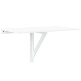 vidaXL Wandtafel inklapbaar 100x60 cm wit