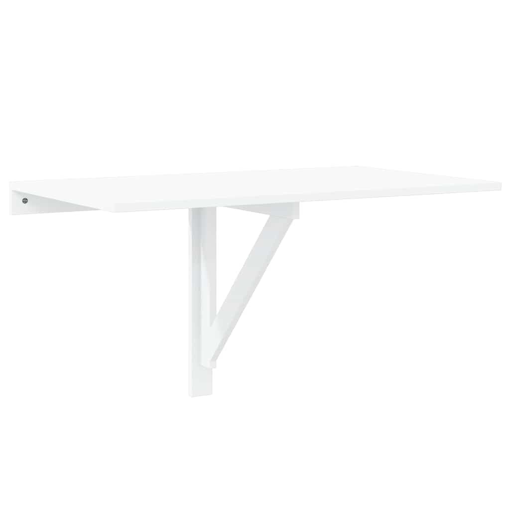 vidaXL Wandtafel inklapbaar 100x60 cm wit