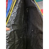 Trampoline rand multi-gekleurd 305 cm diameter regenboog