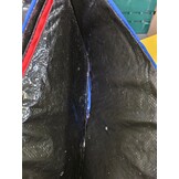 Trampoline rand multi-gekleurd 305 cm diameter regenboog