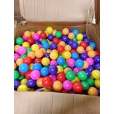 Ballenbak ballen 1000 stuks 7cm, rood, groen, paars, roze, geel, blauw
