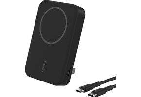 Draadloze Powerbank 10000mAh Qi2 MagSafe Zwart - 66% Korting