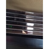 vidaXL Deurluifel 239x90 cm polycarbonaat zwart