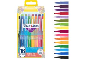 16 Viltstiften Assorti Kleuren - 69% Korting