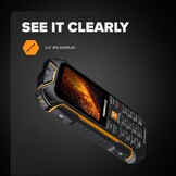 Hammer Boost 2 LTE Robuuste GSM 2.4 Inch Zwart-Oranje