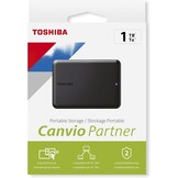 Toshiba Canvio Partner 1TB draagbare 2,5 inch externe HDD, USB 3.2 Gen 1, compatibel met Mac en Windows, USB Powered