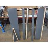 Houten plantenbak 110x84x75cm grijs - 73% korting!
