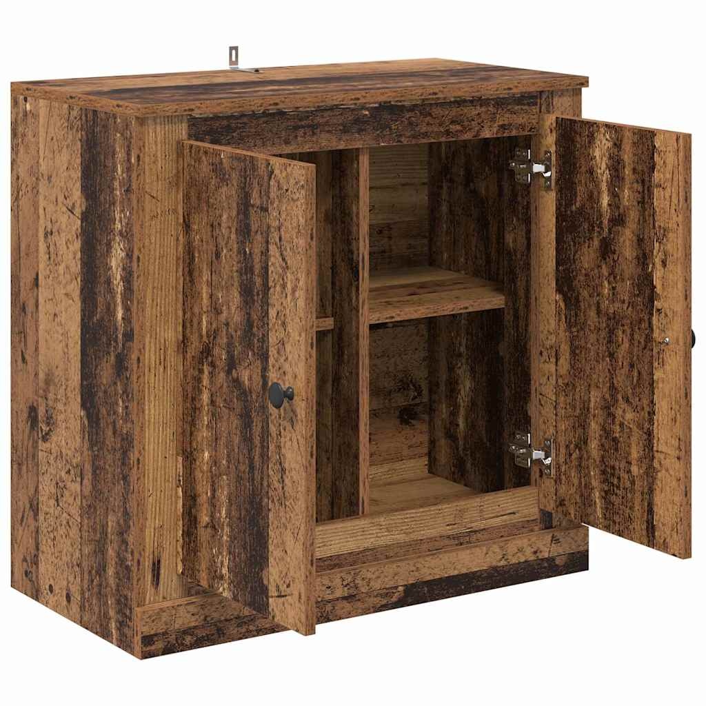 vidaXL Dressoir Oud Hout 70 x 35,5 x 67,5 cm Bewerkt hout