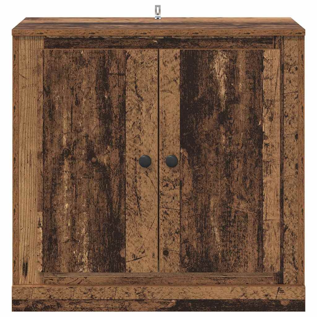 vidaXL Dressoir Oud Hout 70 x 35,5 x 67,5 cm Bewerkt hout