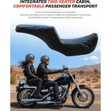 TCMT Driver Driver & Passenger Seat Fit For Dyna Super Glide Street Bob Wide Glide Fat Bob Low Rider Switchback 2006-2017