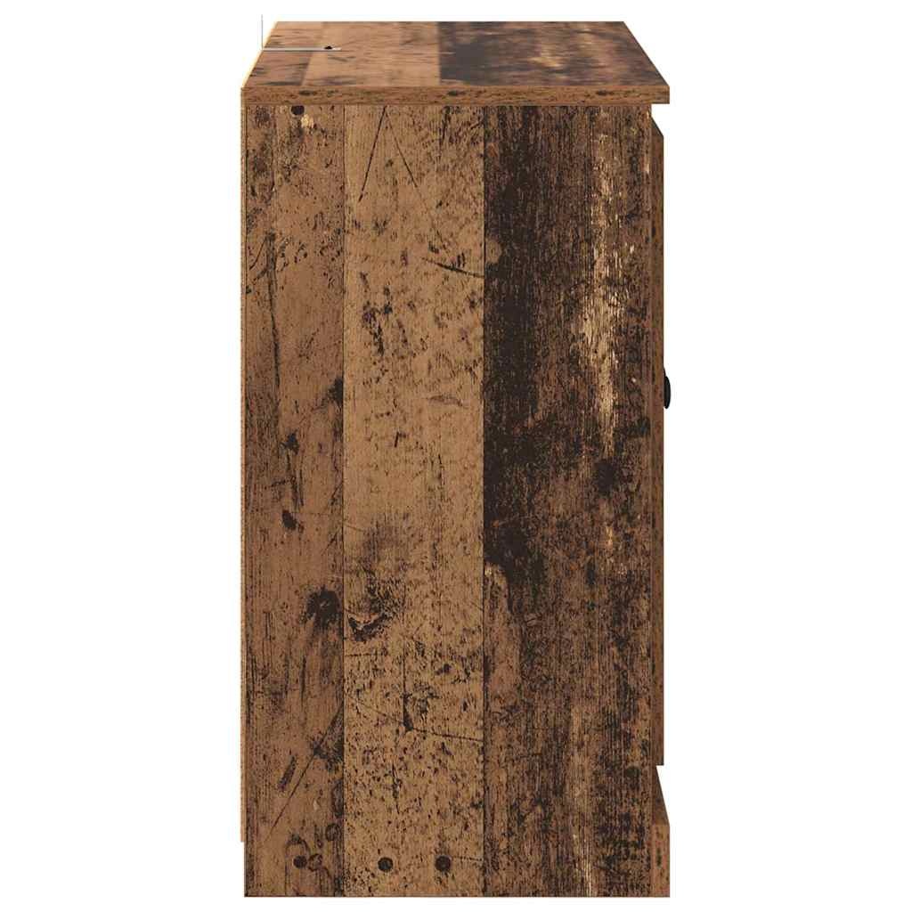 vidaXL Dressoir Oud Hout 70 x 35,5 x 67,5 cm Bewerkt hout