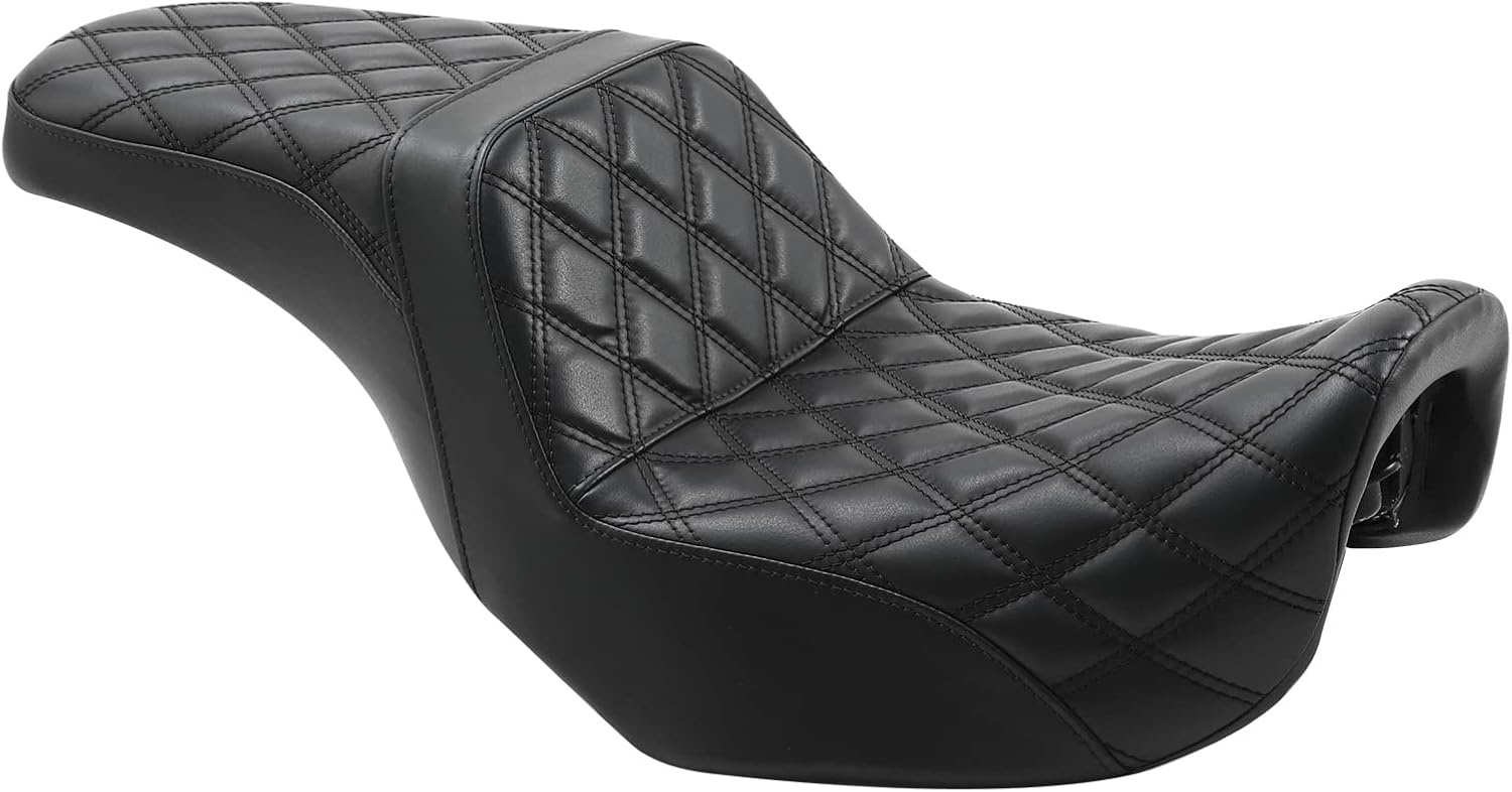 TCMT Driver Driver & Passenger Seat Fit For Dyna Super Glide Street Bob Wide Glide Fat Bob Low Rider Switchback 2006-2017