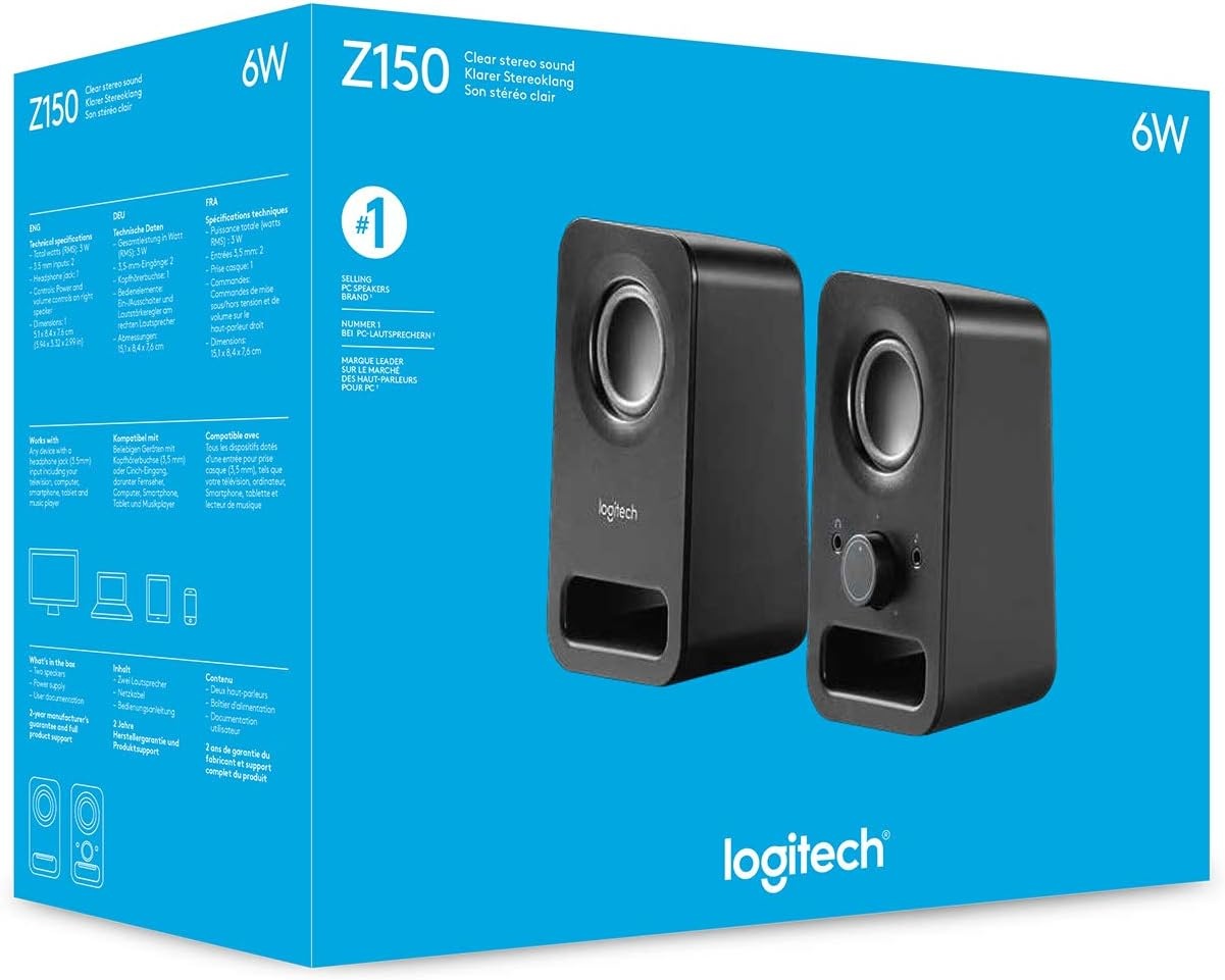 Computerluidsprekers PC/TV/Mobiel | 2.0 Speakerset | 6W Piekvermogen | -60%
