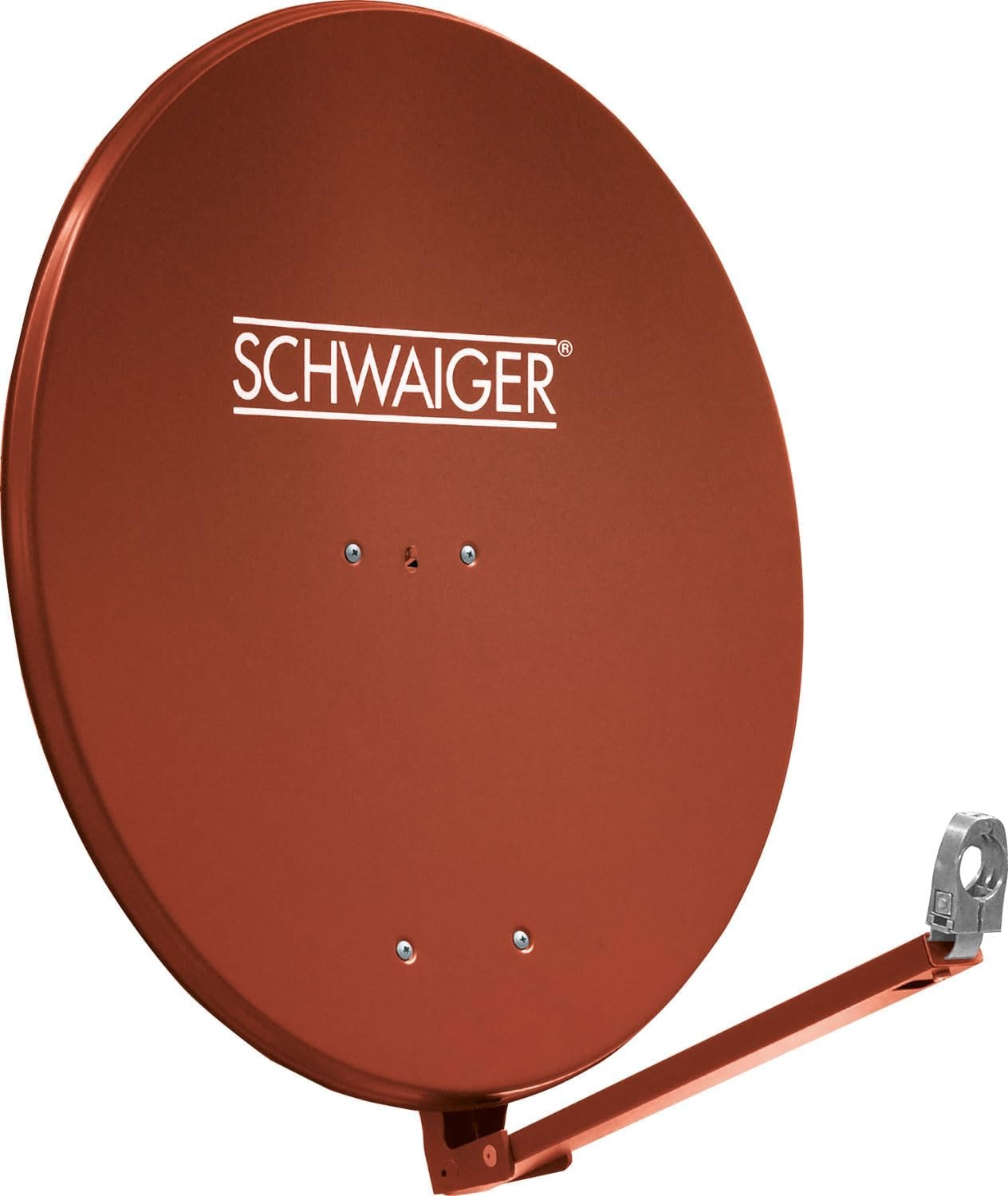 SCHWAIGER Satellietschotel 88 cm - Aluminium - Baksteenrood