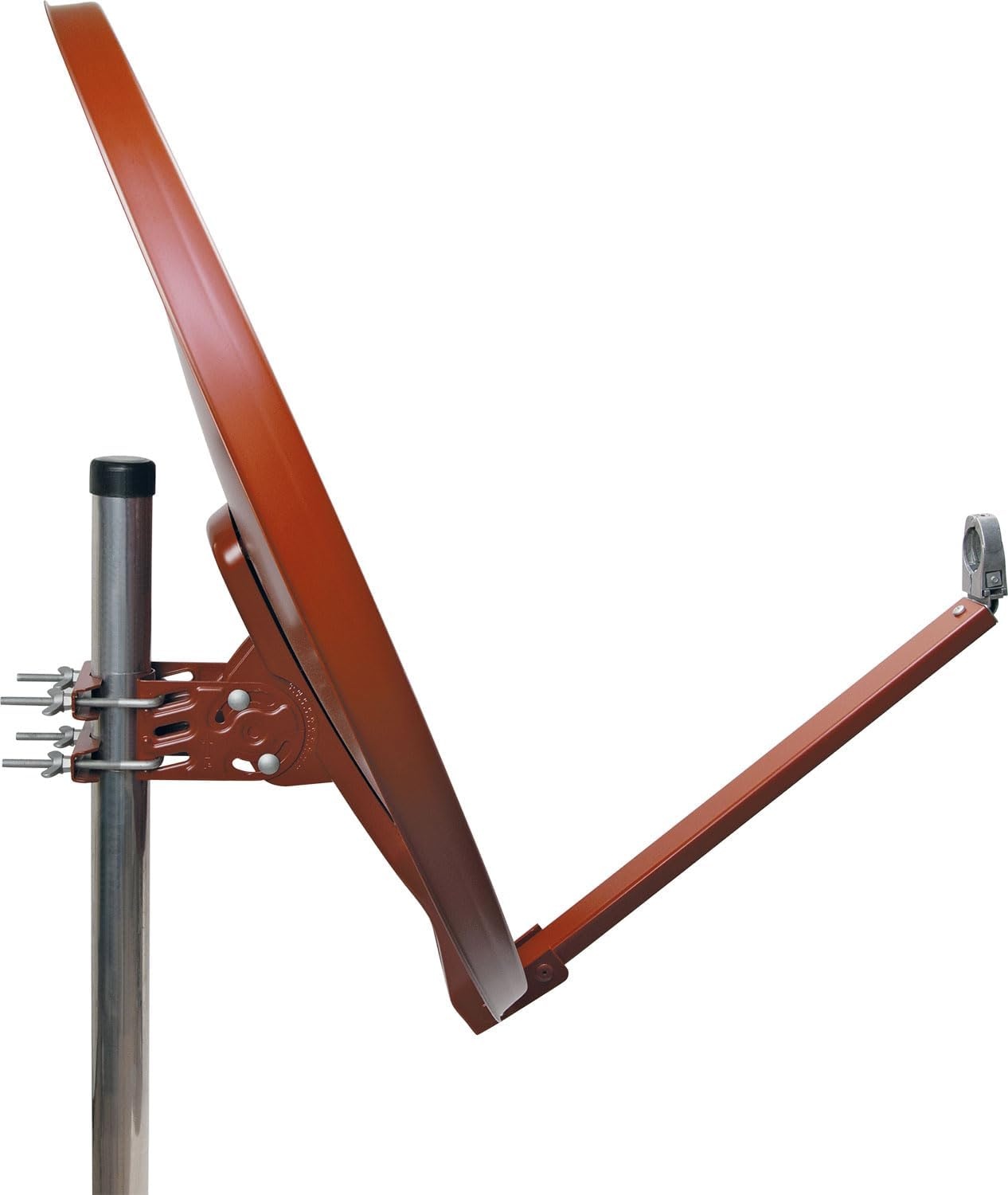 SCHWAIGER Satellietschotel 88 cm - Aluminium - Baksteenrood