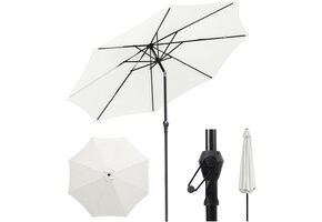 Aluminium Parasol 300 cm met UV50+ Bescherming - 29% Korting!