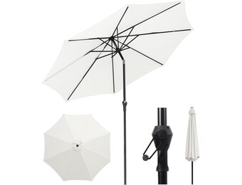 Sekey Aluminium Parasol 300 cm met UV50+ Bescherming