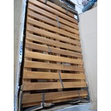 vidaXL Ligbed massief teakhout