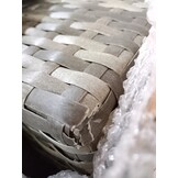 vidaXL Tweezitsbank sectioneel poly rattan grijs