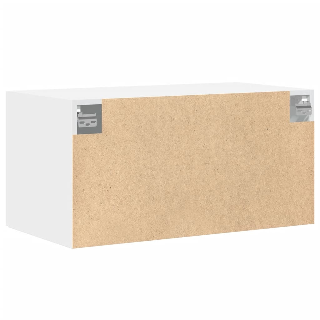 vidaXL Wandkast 80x42,5x40 cm bewerkt hout wit