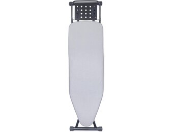 Ironing Board, Steam Ironing Board with Iron Rest, Metal Mesh Ironing Board with Non-Slip Feet for Adjustable Height, Folding Ironing Board No, Robust Ironing Board Size 133 x 34 cm