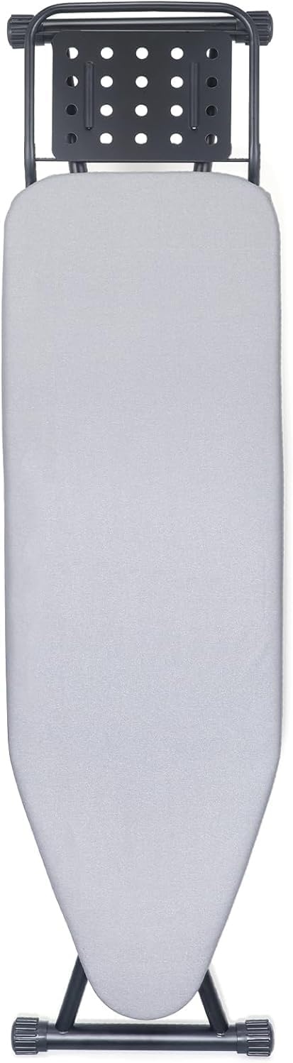 Ironing Board, Steam Ironing Board with Iron Rest, Metal Mesh Ironing Board with Non-Slip Feet for Adjustable Height, Folding Ironing Board No, Robust Ironing Board Size 133 x 34 cm