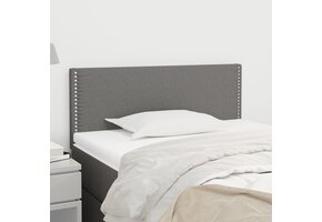Donkergrijs Hoofdbord Stof 100x5x78/88 cm - 54% Korting