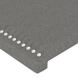 VidaXL Hoofdbord Donkergrijs Stof - 58% Korting!