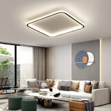 Mikeru 3000K Runde Deckenleuchte, Schlafzimmer Warmes Weiß 60cm LED-Deckenleuchten für das Badezimmer Schlanke Lampe 5cm Dicke Minimalistische Decke Licht für Wohnzimmer, Schlafzimmer - Maat 60cm