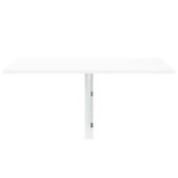vidaXL Wandtafel inklapbaar 100x60 cm wit