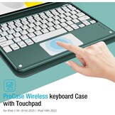 ProCase Toetsenbord Hoes met Touchpad voor iPad 11e Gen 2025 / 10e Gen 2022 - Midnight Green