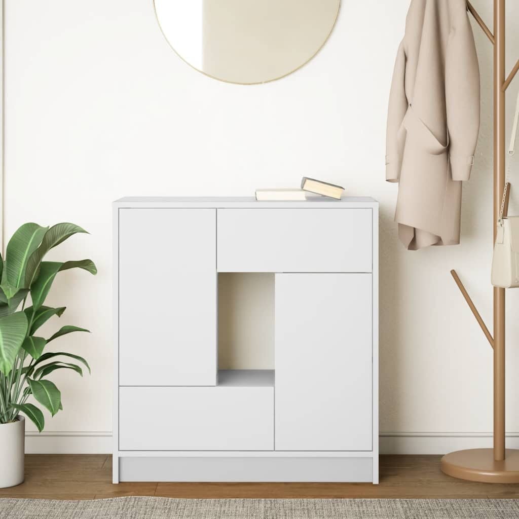 VidaXL Dressoir Wit - 70,5 cm Breed - 56% Korting