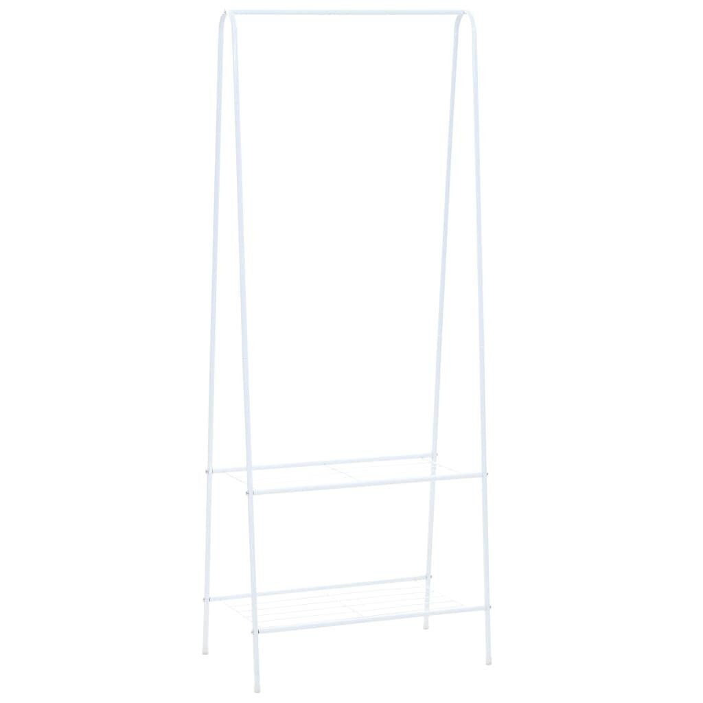 vidaXL Kledingrek 59x35x150 cm wit