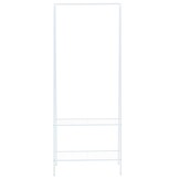 vidaXL Kledingrek 59x35x150 cm wit