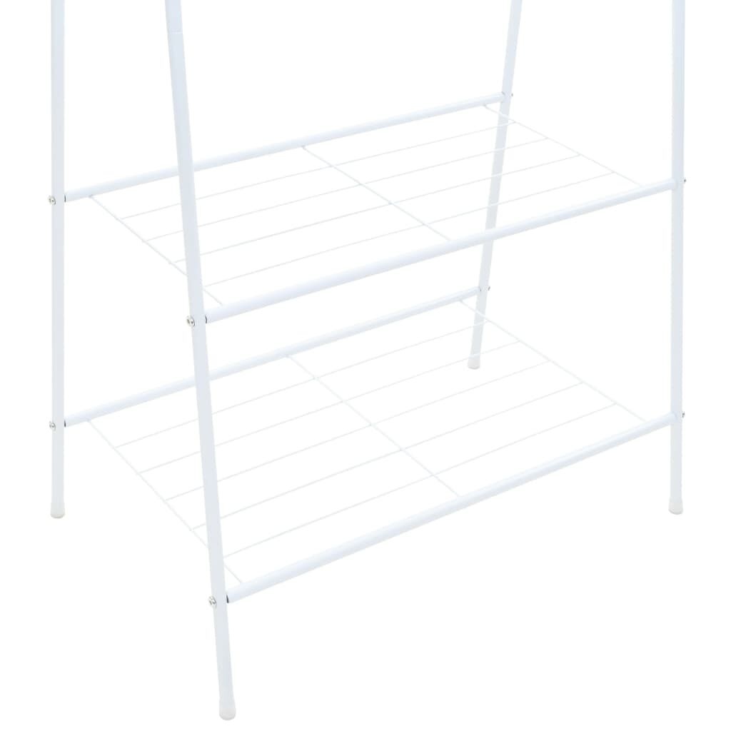 vidaXL Kledingrek 59x35x150 cm wit