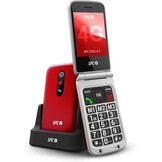 SPC Stella 3-4G Senior Mobile Phone with Flip Cover, Menu and Large Buttons, Emergency Call Button, External Configuration, Hearing Aid Compatible with 103 dB Volume, Charging Station and 3 Direct