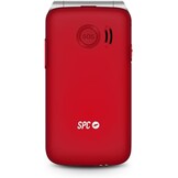 SPC Stella 3-4G Senior Mobile Phone with Flip Cover, Menu and Large Buttons, Emergency Call Button, External Configuration, Hearing Aid Compatible with 103 dB Volume, Charging Station and 3 Direct
