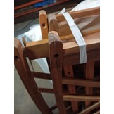vidaXL Tuinstoelen 2 st met kussens massief acaciahout
